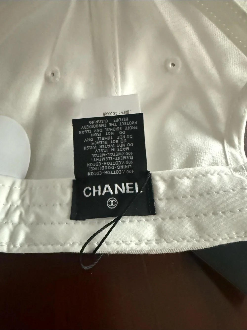CHANEL classic white